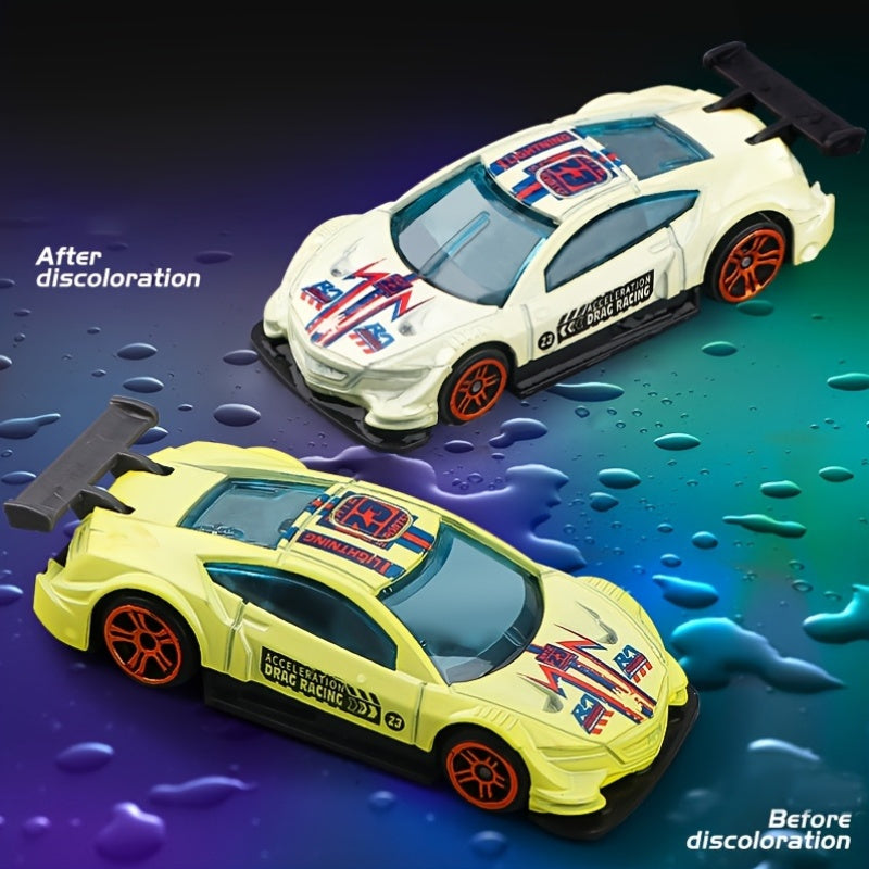 Kleurveranderende Raceauto’s Kinderen | Magisch Zinklegering Speelgoed, Warm/Koud Effect