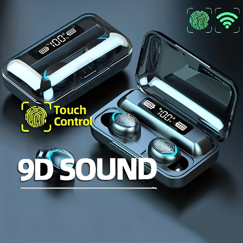 Draadloze oplaadbare koptelefoon - touch & volume control, compatibel met telefoons