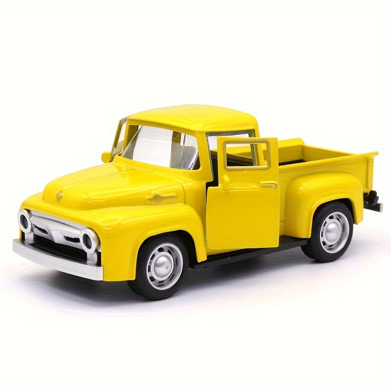 Vintage truck 1:32 van legering - Speelgoed voor kinderen, cadeau voor Kerstmis en Halloween.