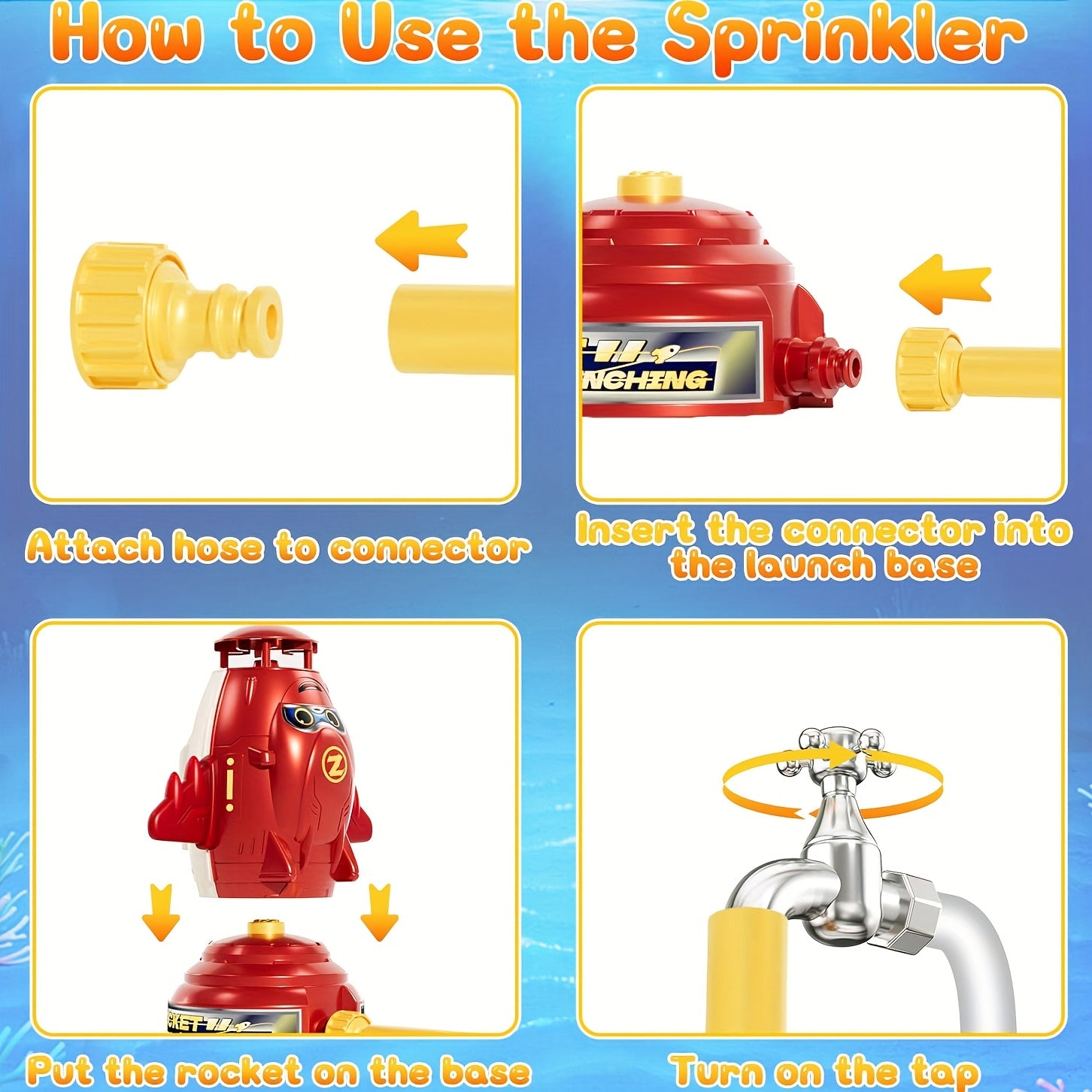 Sprinkler Speelgoed voor Kinderen – Interactief Buitenspeelgoed met Verstelbare Nozzle