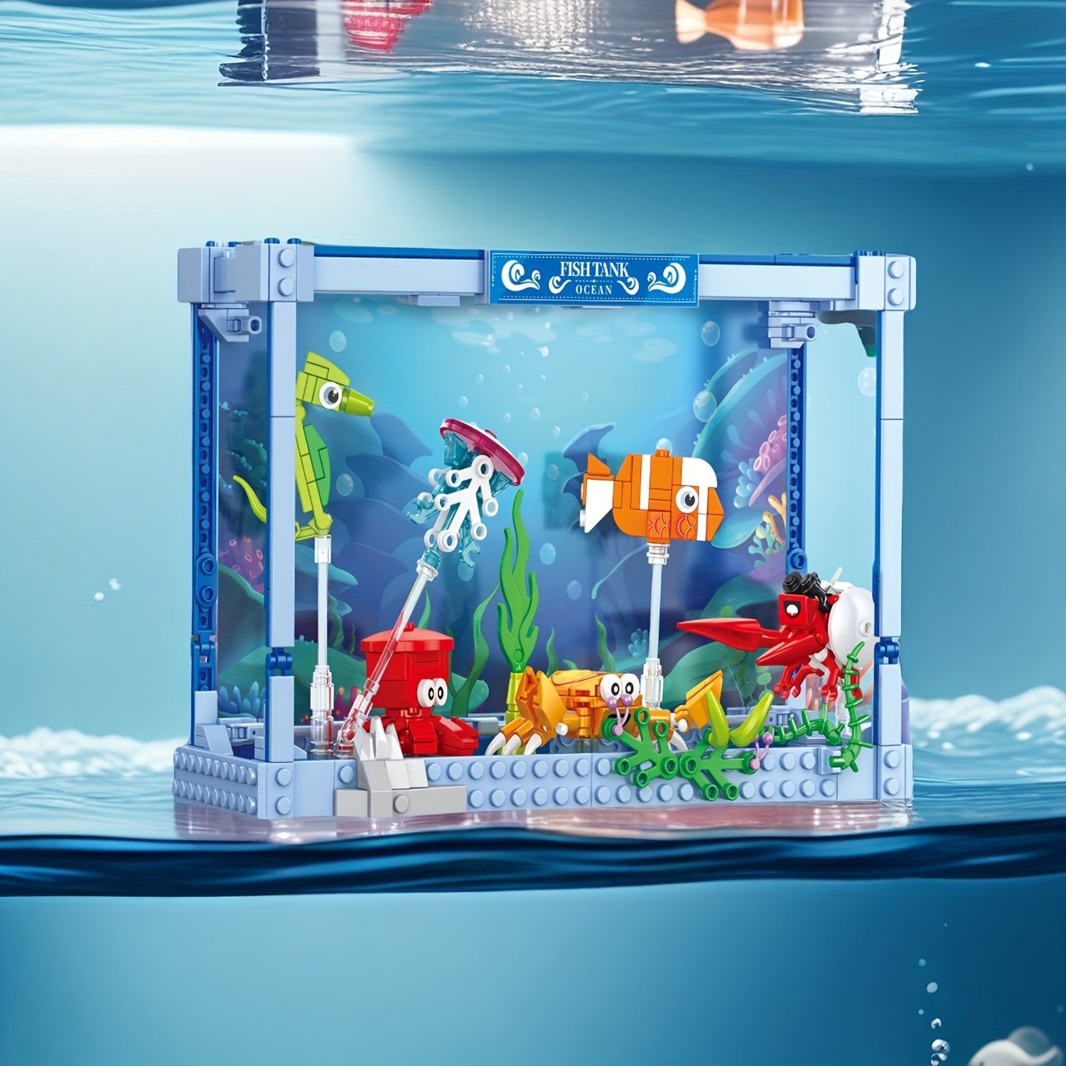 Oceaan Aquarium Bouwset | 391-delig Marine Dieren Educatief Speelgoed