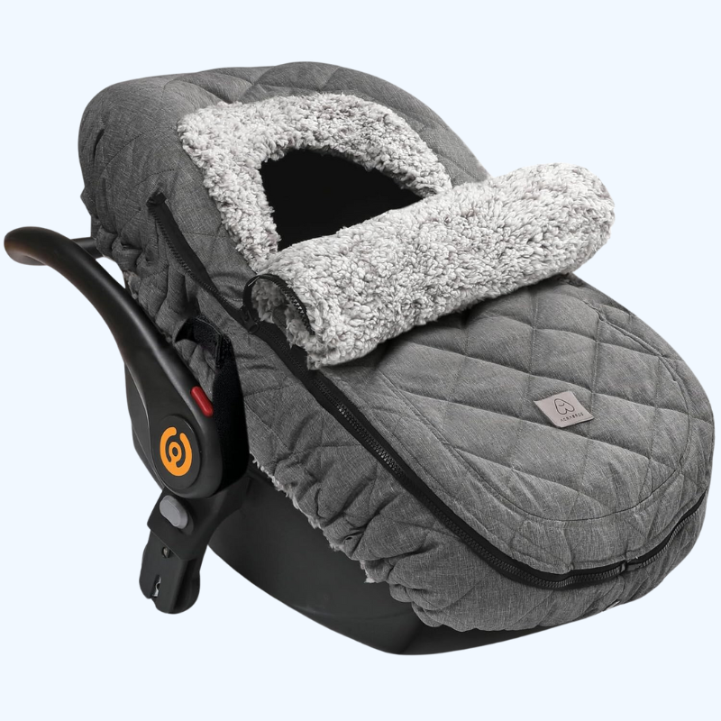 Winter Baby Autostoel Cover | Zipper Peep Window, Waterdicht & Warm voor Baby's Comfort | Universele Pasvorm