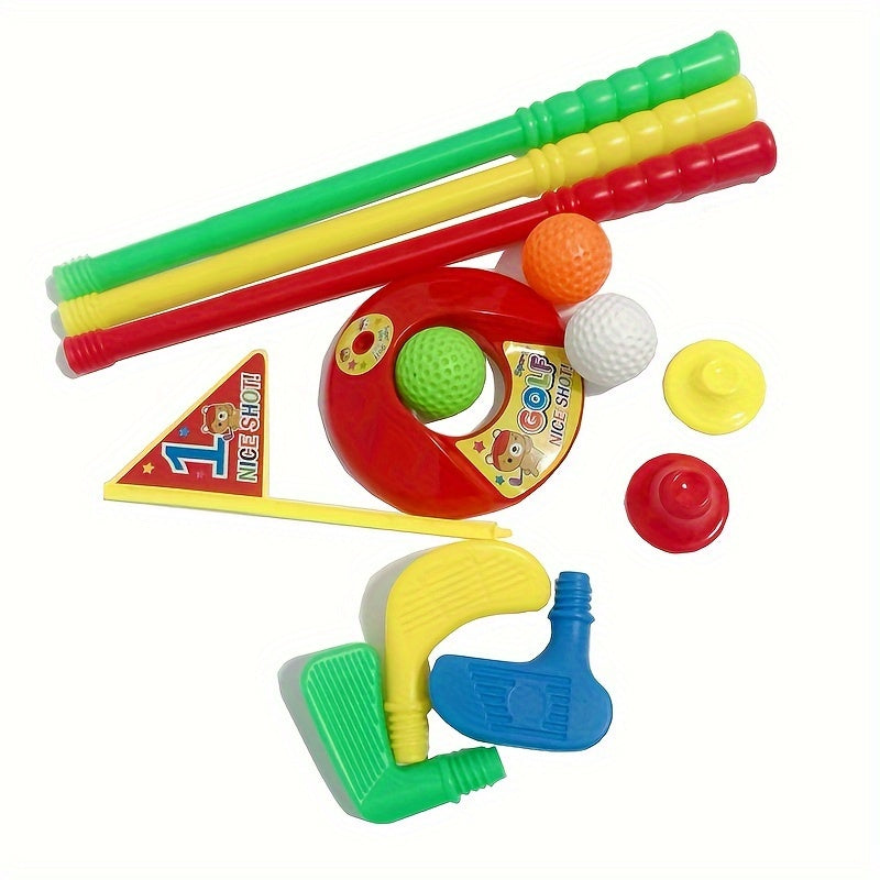 9-Delige Golfclubset voor Kinderen | Outdoor Sport Speelgoed voor Interactieve Leren & Beweging – Inclusief Ballen