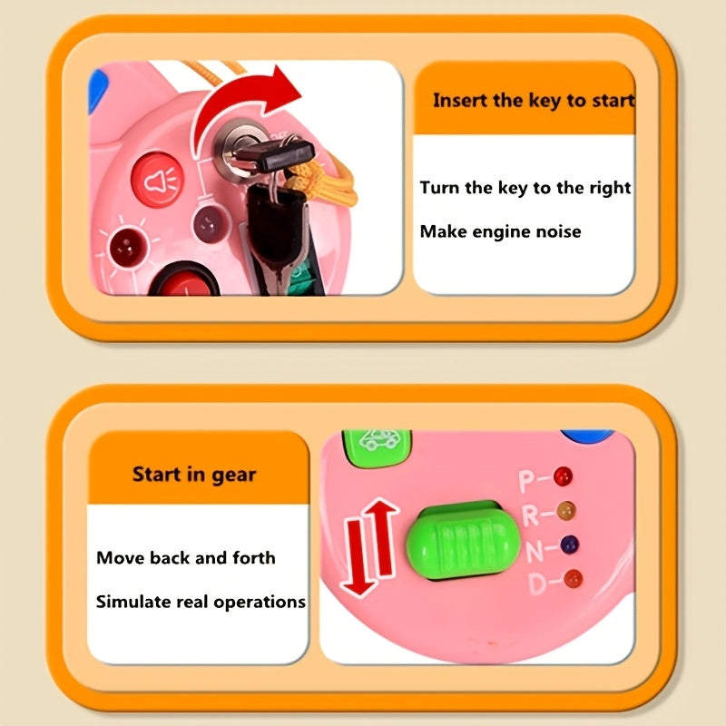 Educatieve Busy Board met Stuur | Geluiden, Lichten en Educatieve Knoppen (3-6 Jaar)