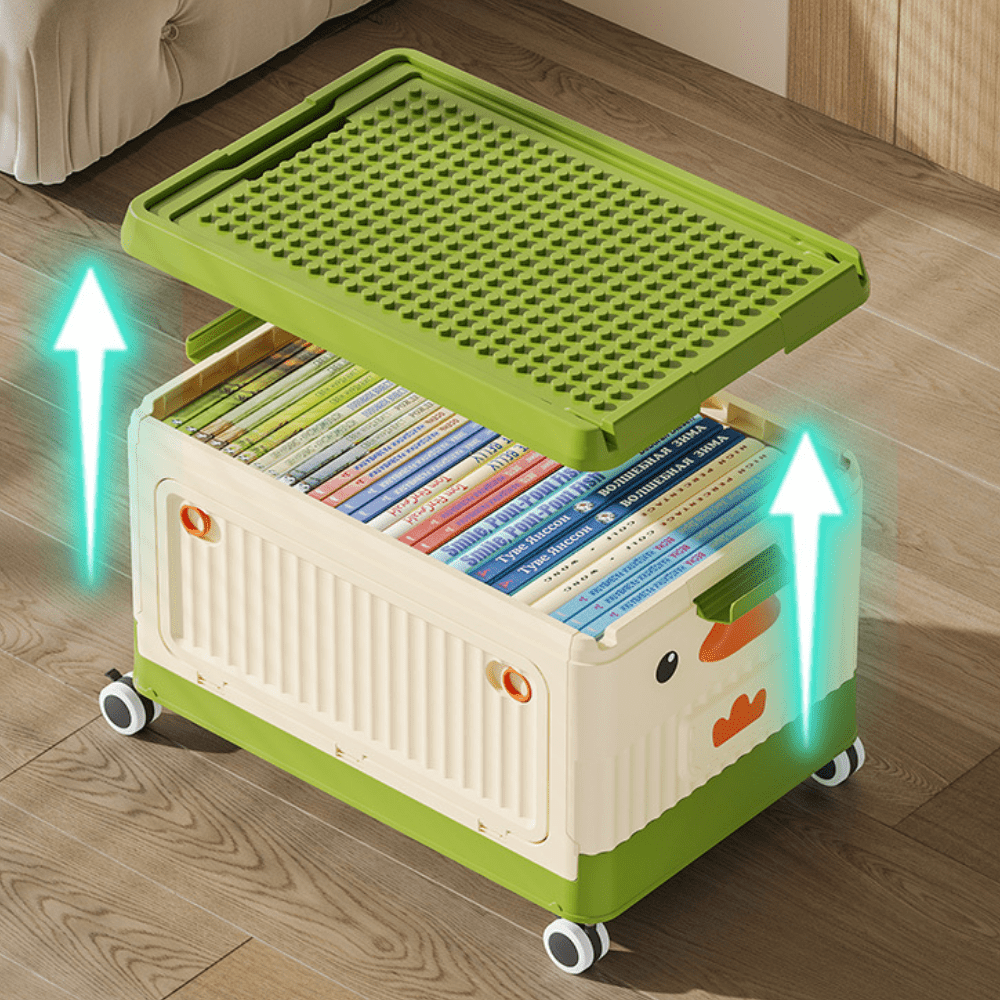 Bouwstenen Trolley Opbergbox voor Kinderen 3+ | Creatief en Ruim