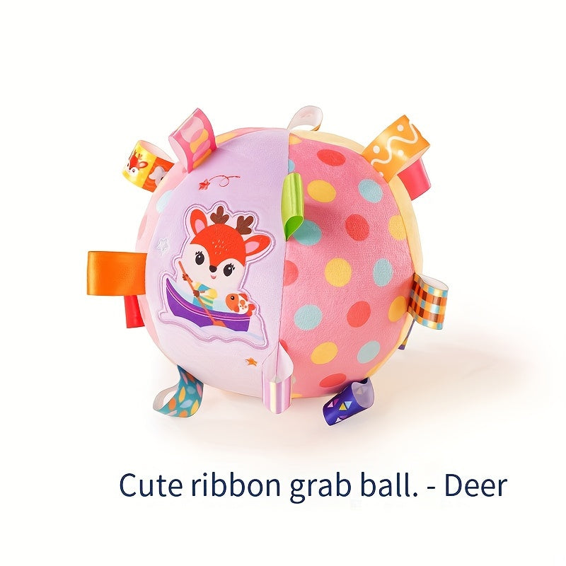 Babygrijpbal|Zachte pluche rammelaar – Baby cadeau