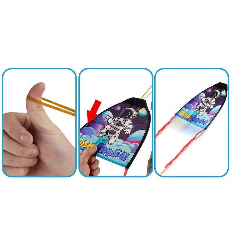 3x Vinger Vlieger Speelset | Rubberband Gliders voor Buitenpret