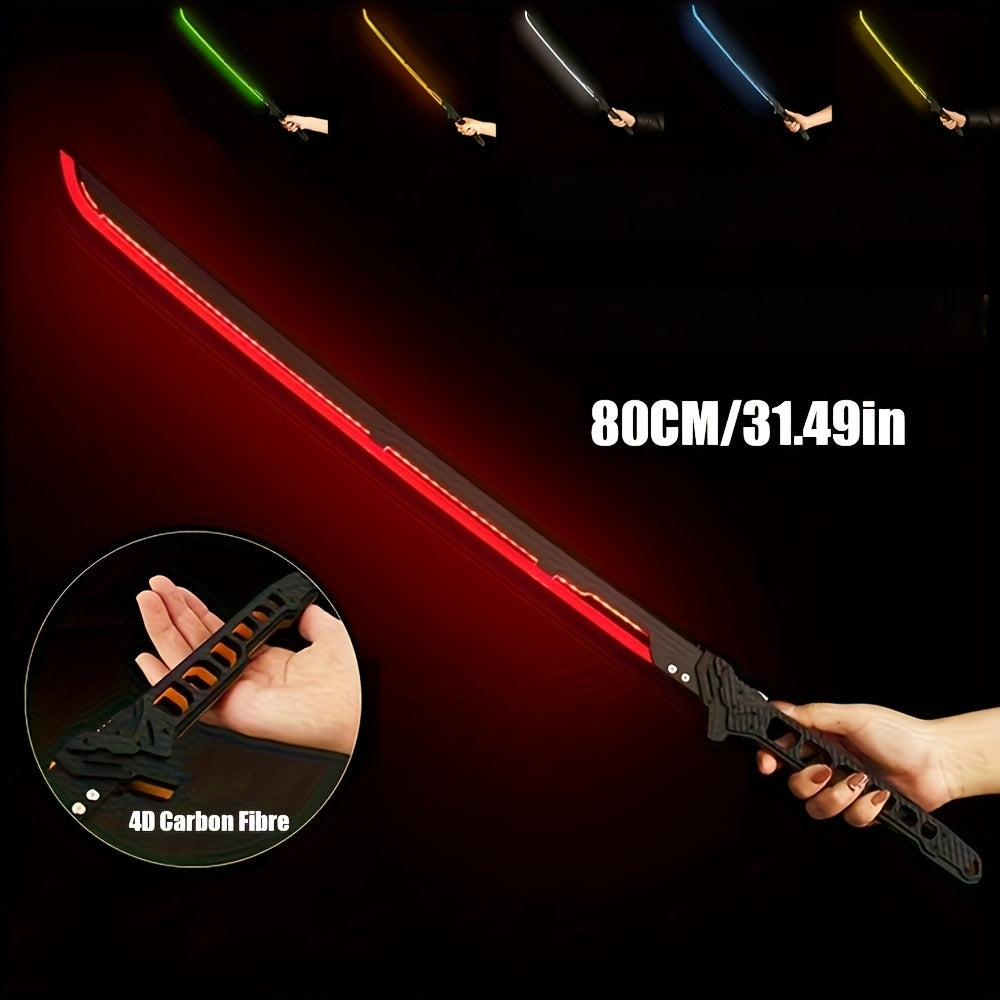 LED Samurai Zwaard 80cm | Cyberpunk Stijl | Cosplay & Halloween Decoratie