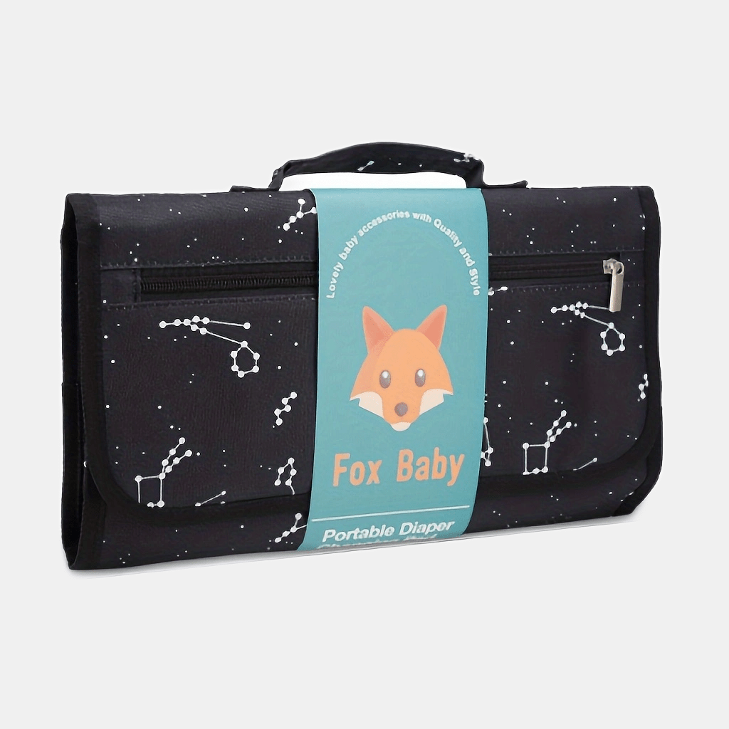 Draagbare Waterdichte Verzorgingsmat | Één-Handige Luierverzorging Mat | Reizen & Thuisgebruik voor Baby's | Ideaal Cadeau voor Baby Showers & Feestdagen