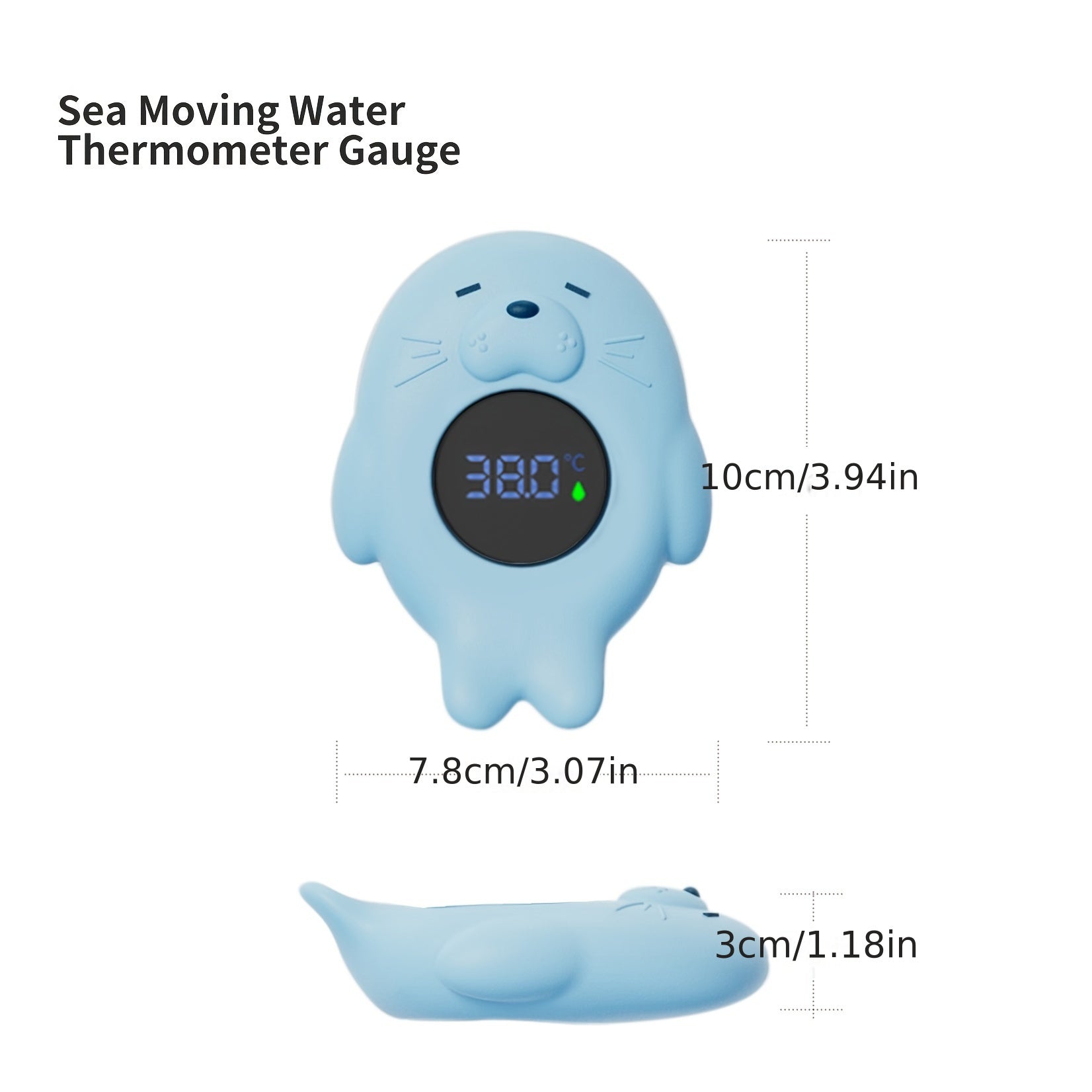 Baby Bad Thermometer | Digitale Drijvende Veiligheid Badkuip Temperatuurmeter met Auto Aan/Uit, Fahrenheit & Celsius Weergave
