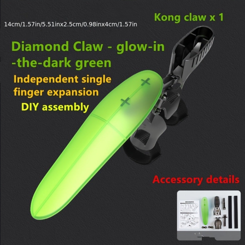 Glow Vingernagels | Mechanische Lichtgevende Speelgoedklauwen voor Fantasierijk Spel