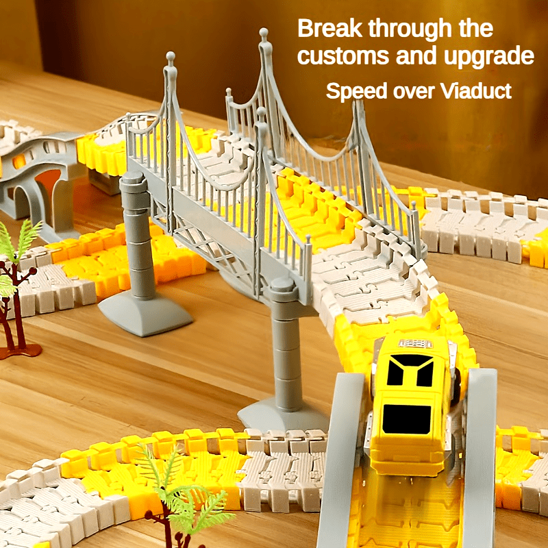 DIY Elektrische Trein Baan | Bouw- & Railvoertuigen | Educatief | Cadeau voor Kinderen