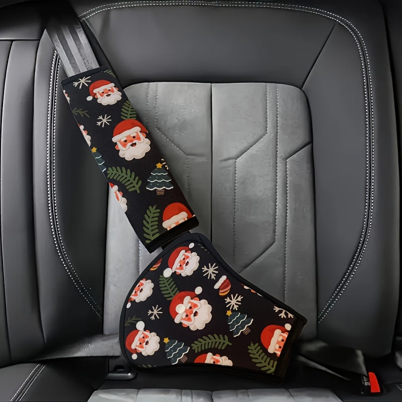 Zachte Autogordelbeschermers voor Kinderen en Baby's - 2 Stuks Gordelhoezen met Ruimte Thema voor Jongens en Meisjes - Comfortabele Gordelbescherming voor in de Auto