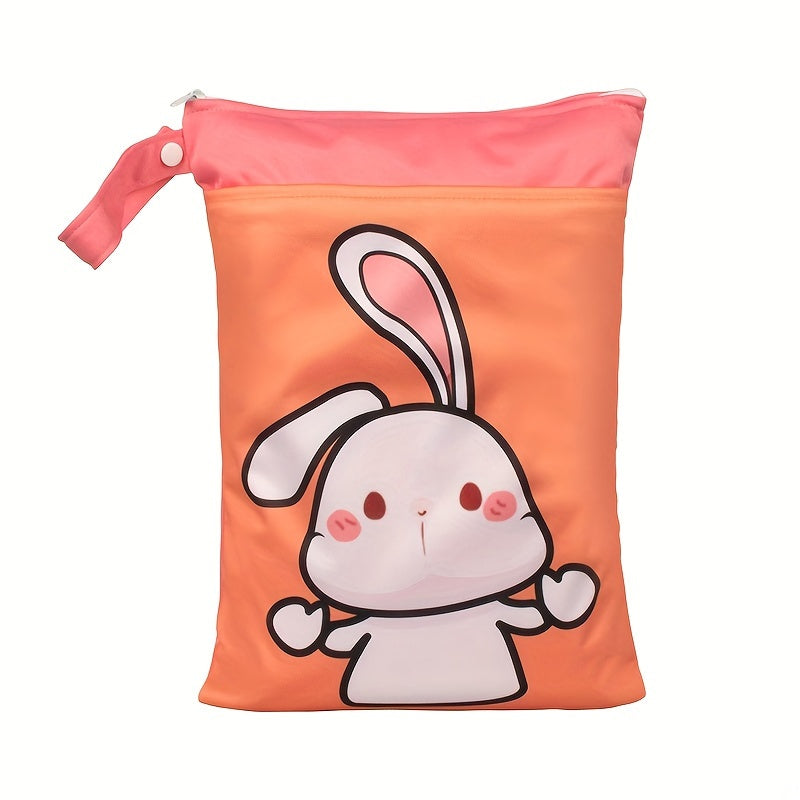 Wasbare Waterdichte Opbergtas – Dubbele Rits | Voor Nat Wasgoed, Luiers, Make-up & Strandspullen