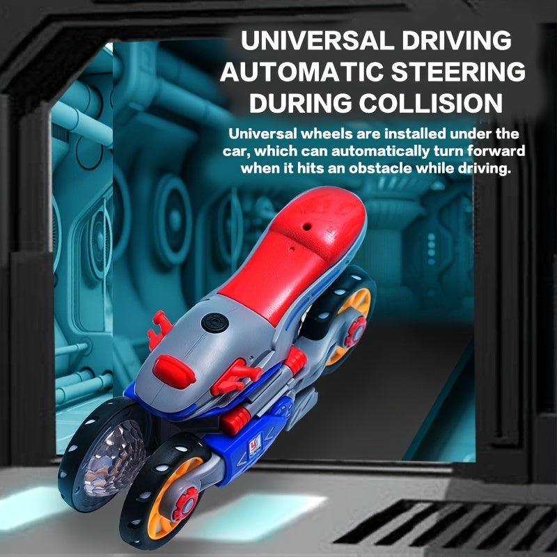 Stunt Spin Motorfiets | Speelgoed met Muziek & Kleurrijke Lichten