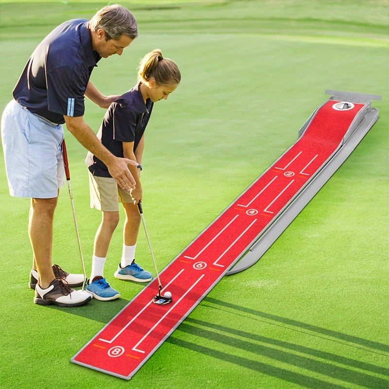 Mini Golf Putting Mat | Compacte Mat met Balterugkeer, Indoor/Outdoor Golf Accessoire