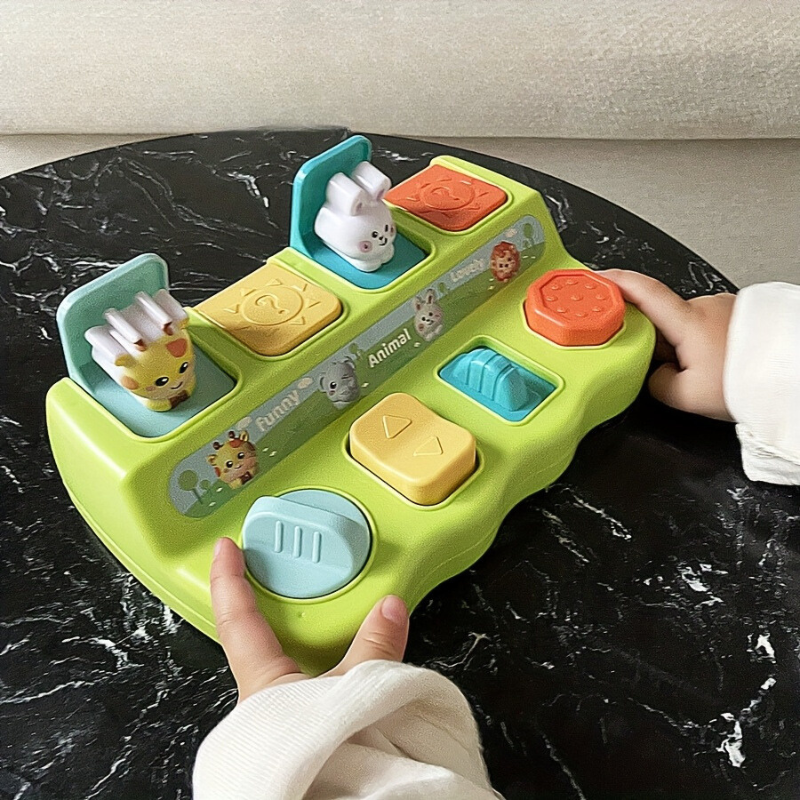 Interactieve Pop-Up Dierenbox | Educatief Speelgoed voor Logica & Geheugen | Perfect Cadeau voor Verjaardag of Feestdagen