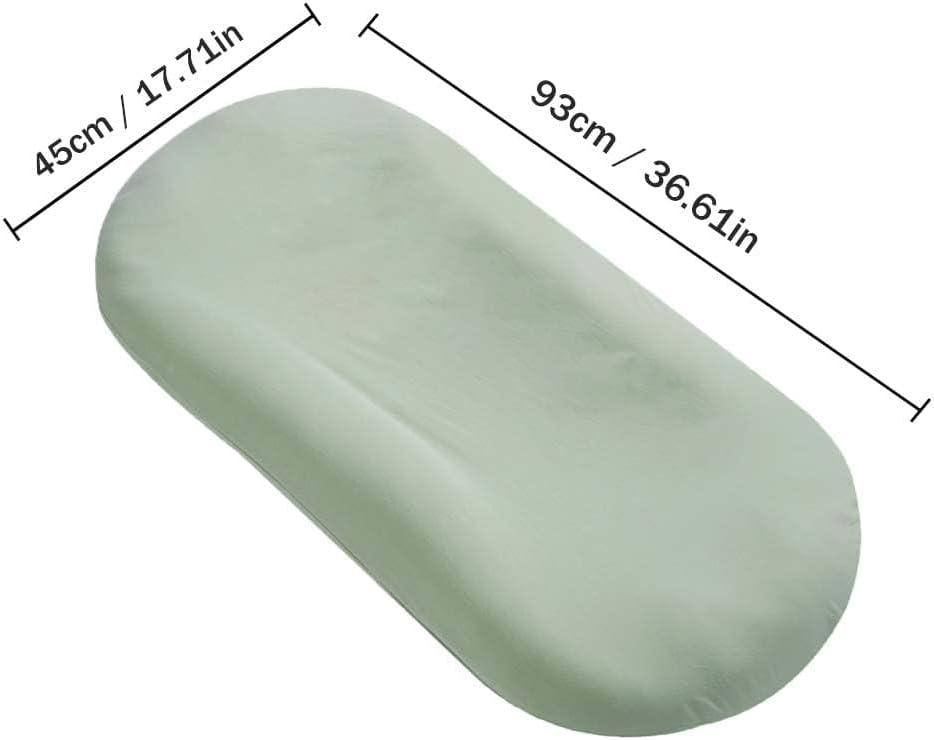 Baby Lounger Kussen | Zacht Katoen Ademend Baby Nest Slaapplek voor Pasgeboren 0-24 Maanden