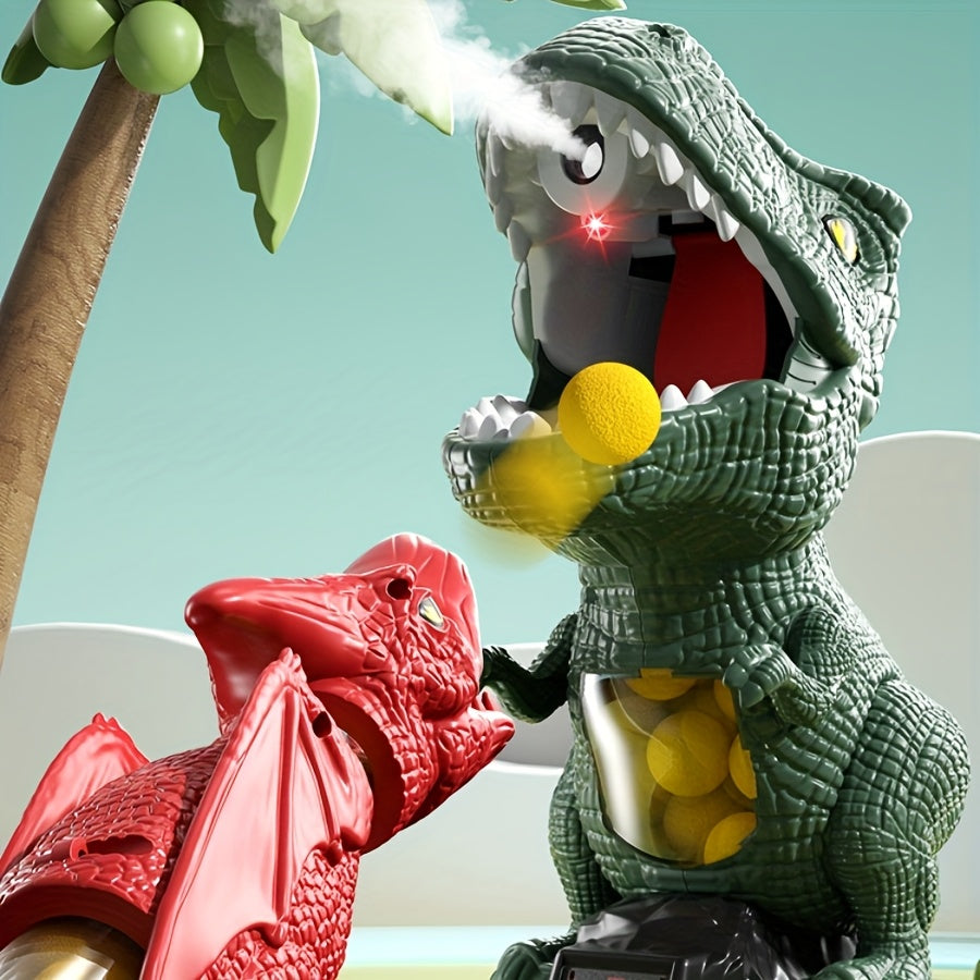 Dinosaurus Tactisch Speelgoed Geweer | Spring-Actie & Interactief Ouderspel | ABS Constructie | Kleurrijk Buiten Speelgoed | Realistisch De