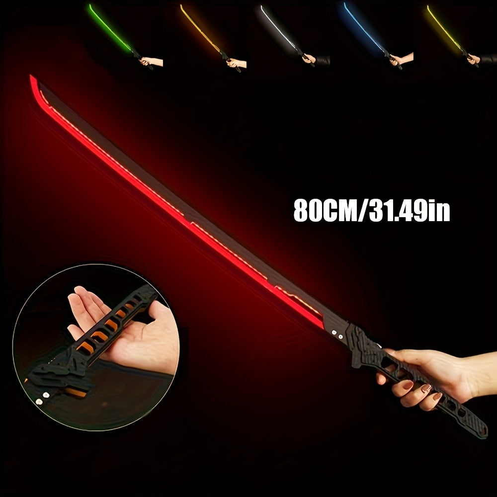 LED Samurai Zwaard 80cm | Cyberpunk Stijl | Cosplay & Halloween Decoratie