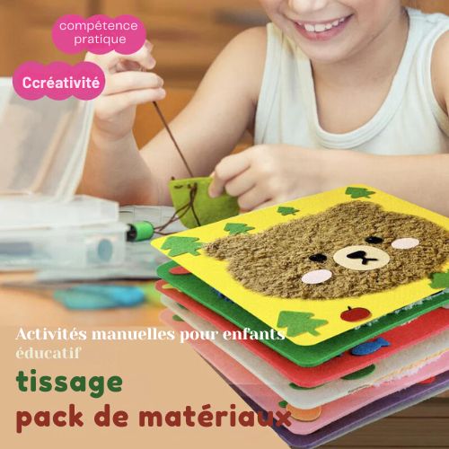 Creatief Wolpakket Doe-het-zelf speelgoed dat fijne motoriek en creativiteit ontwikkelt | Perfect voor kinderen