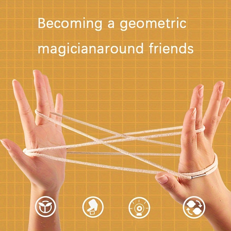 Vingertouw Spel | Klassiek Behendigheidsspel voor Kinderen en Volwassenen