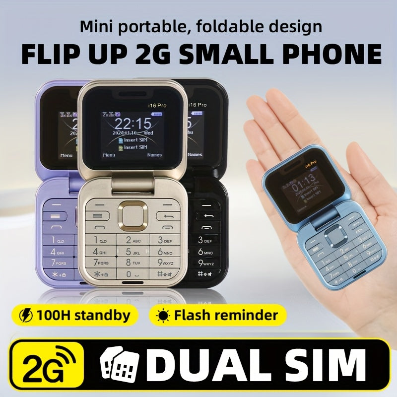 Mini klaptelefoon 2G | Dual sim opvouwbaar toestel