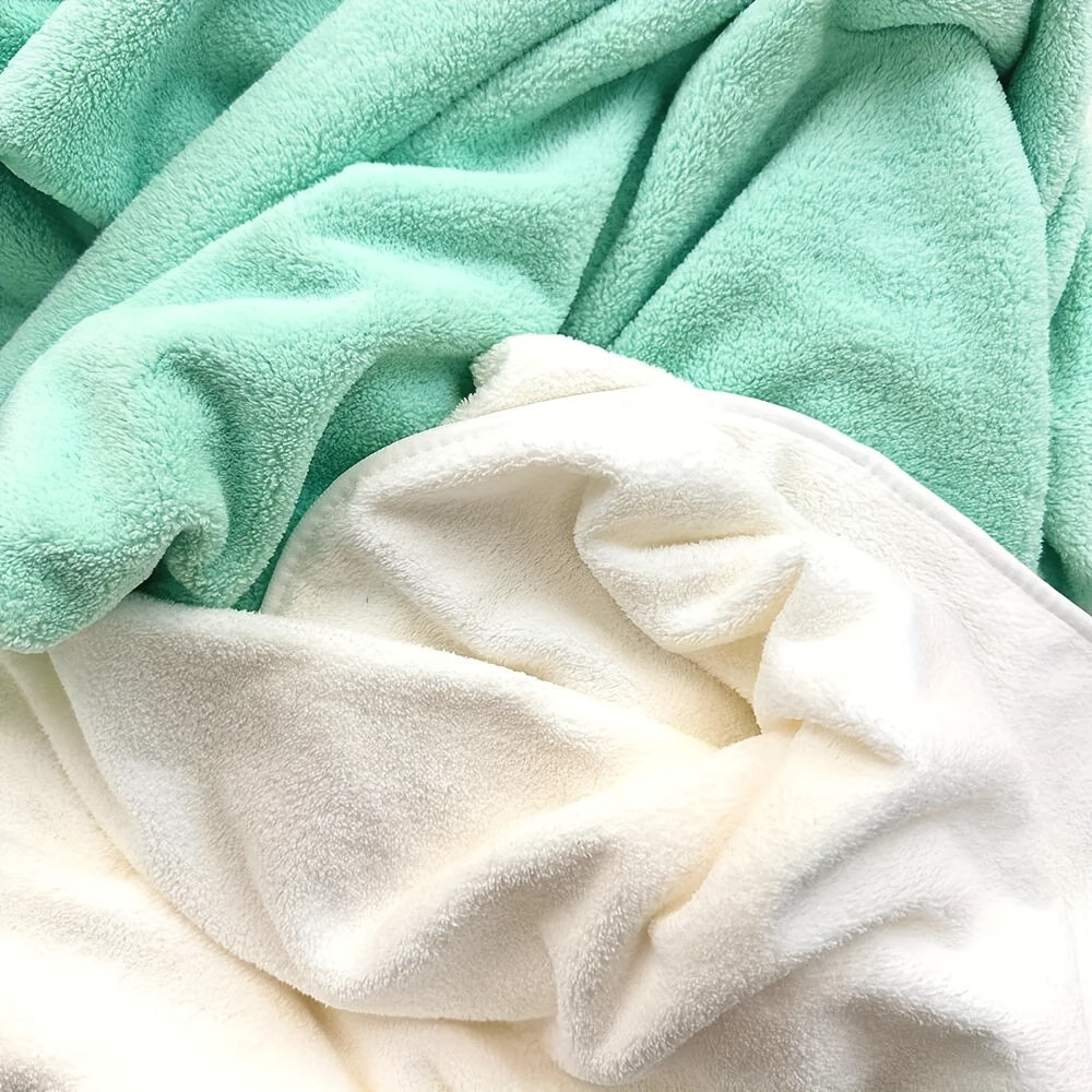 Zachte & Absorberende Badhanddoek voor Jongens en Meisjes met Schattig Dierontwerp | 80,01 cm x 80,01 cm | Kapje, Ademend Polyester | Perfect voor Badderen, Wikkelen en Kinderwagen Bedekking