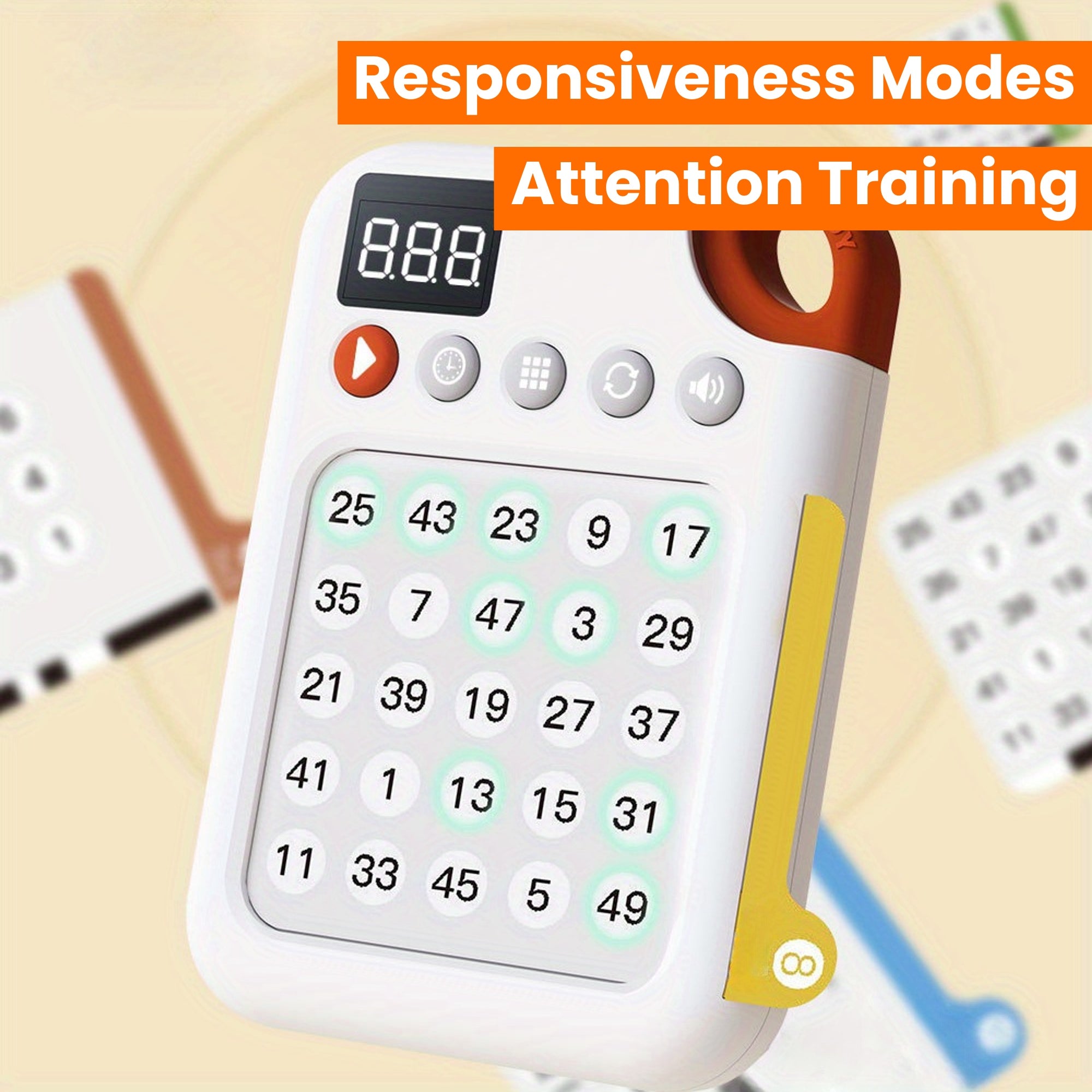 Interactief Schulte Grid Speelgoed | Geheugen & Focus Training | 6–8 Jaar | Educatief