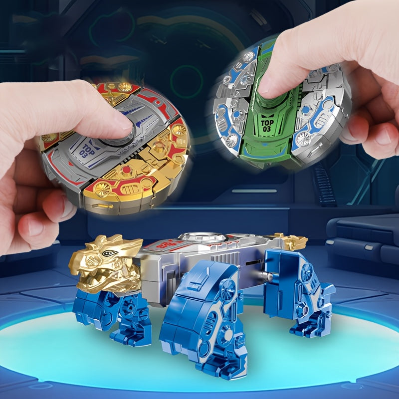 Dino fidget spinner robot | 3-in-1 transformeerbaar speelgoed