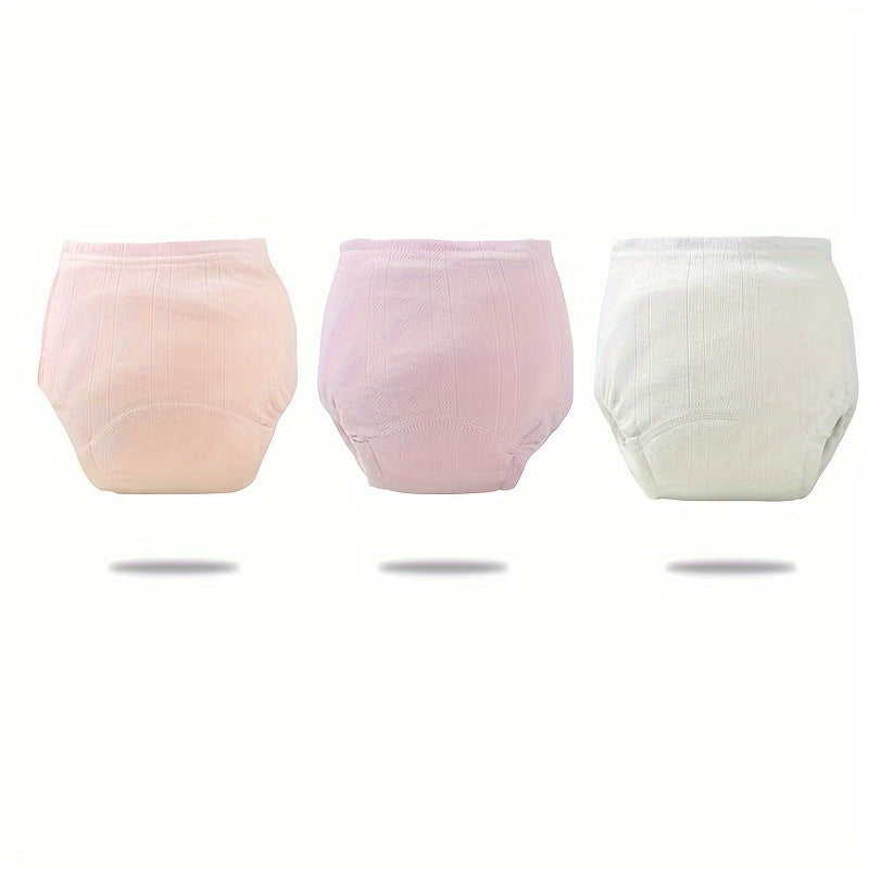 3-Pack Katoenen Training Pants | Ademend Katoen voor Baby's 0-3 Jaar
