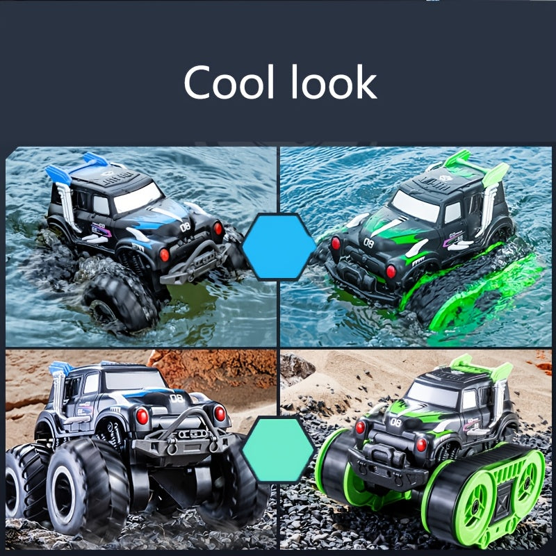 2.4GHz RC SUV Off-Road Auto | Amphibisch | USB Oplaadbaar | Zwart | 900mAh