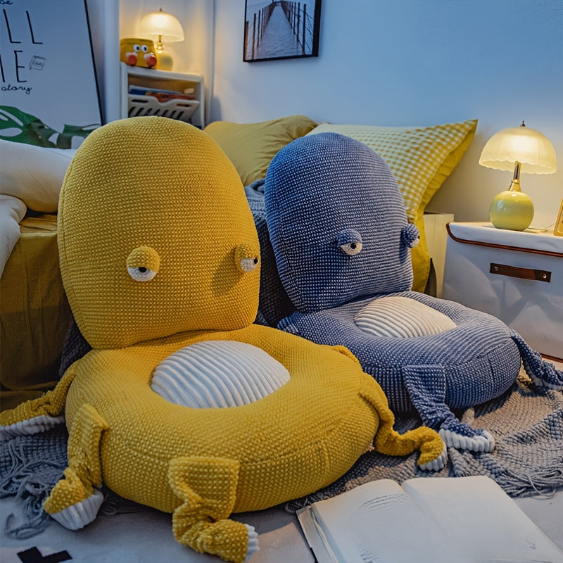 Schattig Octopus Zitkussen – Zachte Vloermat Voor Woonkamer Of Tatami