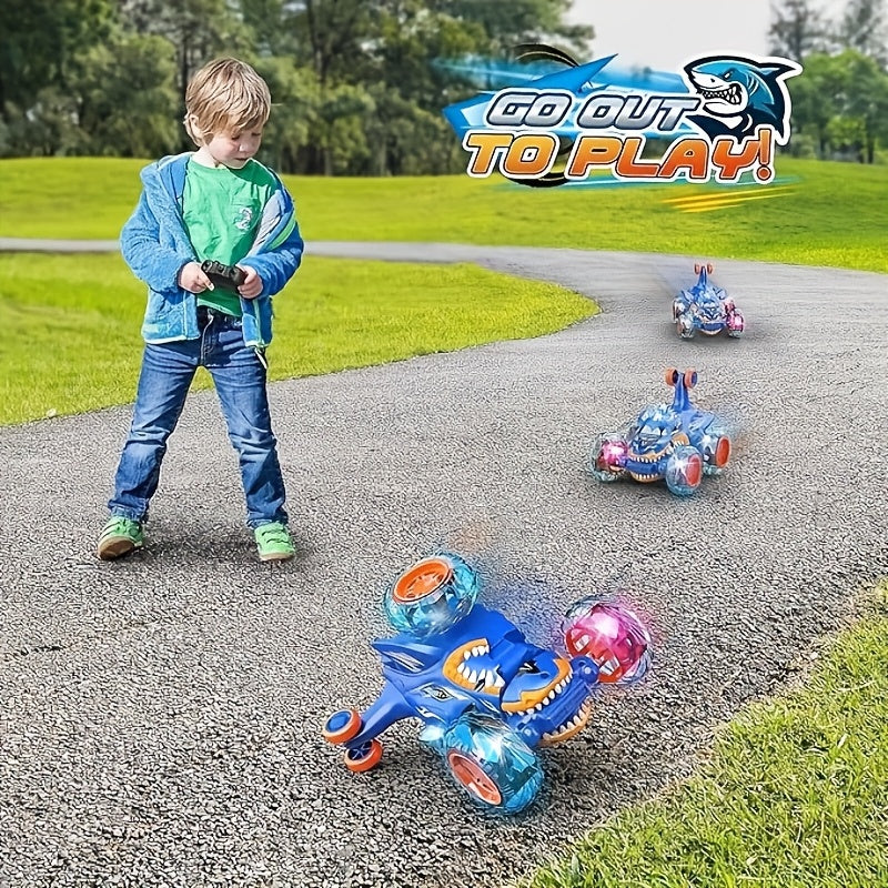 360° Draaibare Infrarood RC Mini Auto | Stuntauto met Lichten – Cadeau voor Jongens van 4 tot 10 Jaar