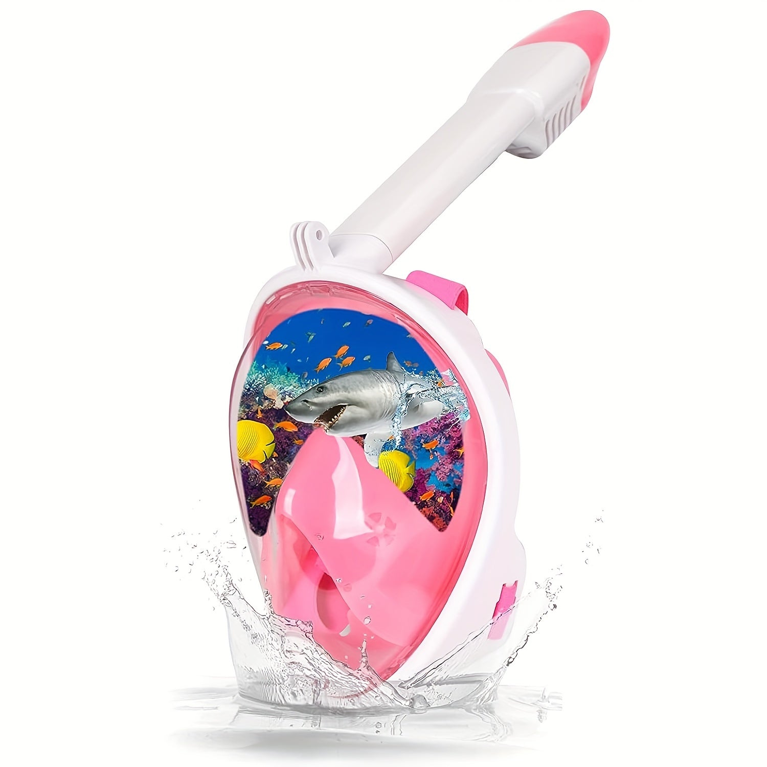 Volledige Gezichts Snorkelmasker – Panoramisch Zicht, Anti-Fog & Camera Bevestiging | Voor Alle Zwemmers