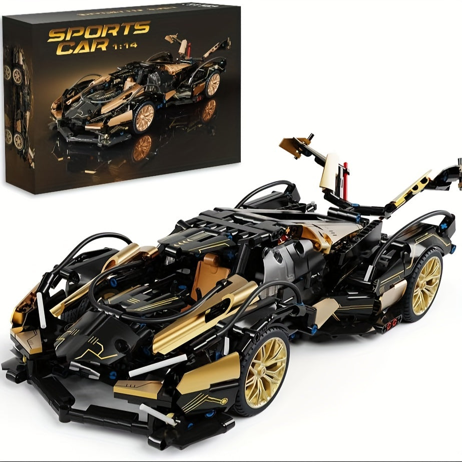 452-delige high-tech raceauto bouwset - Perfect verjaardagscadeau.