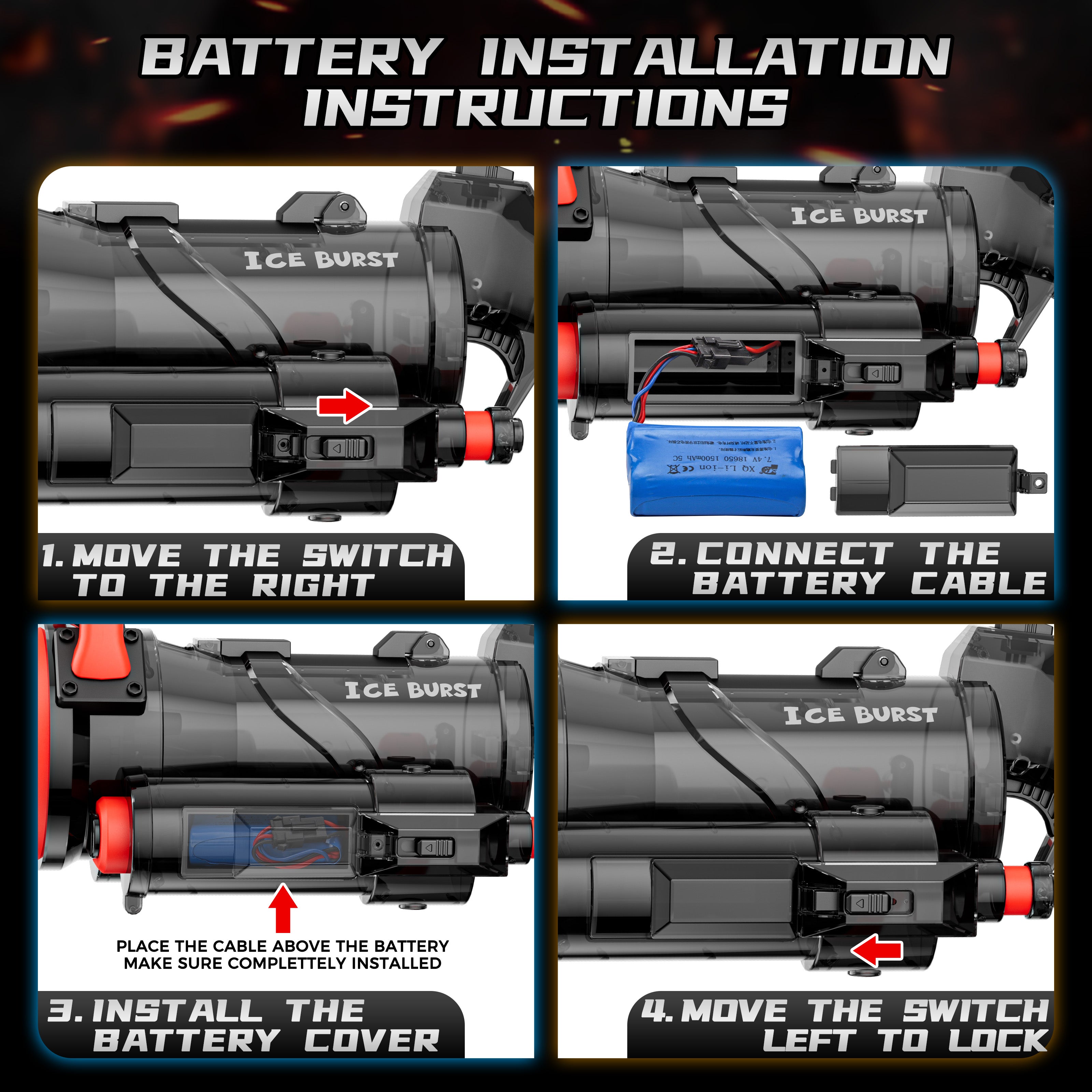 Elektrisch Gatling Waterpistool | Automatisch Watergeweer voor Kinderen & Volwassenen