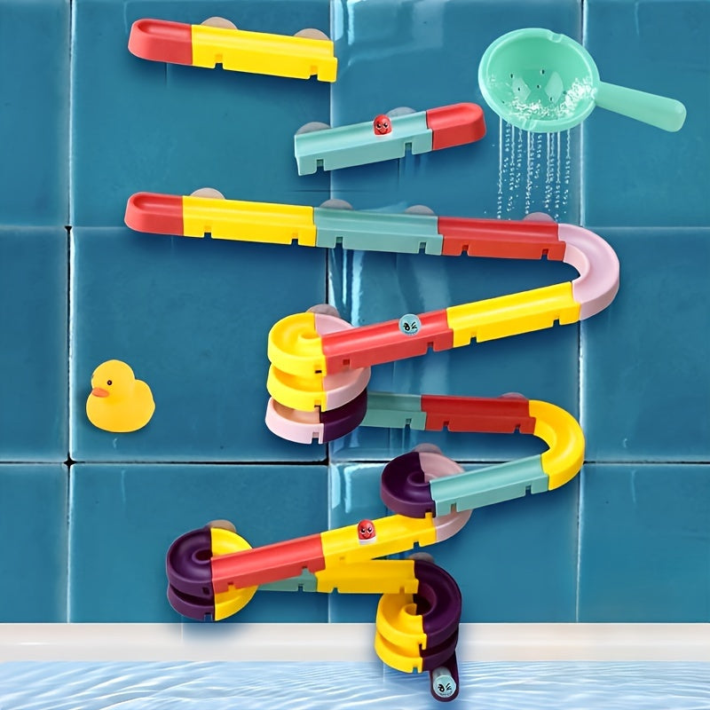 Marble Run Bad Speelgoed | Interactief Waterplezier voor Peuters | Leuke Douche Speelset zonder Batterijen