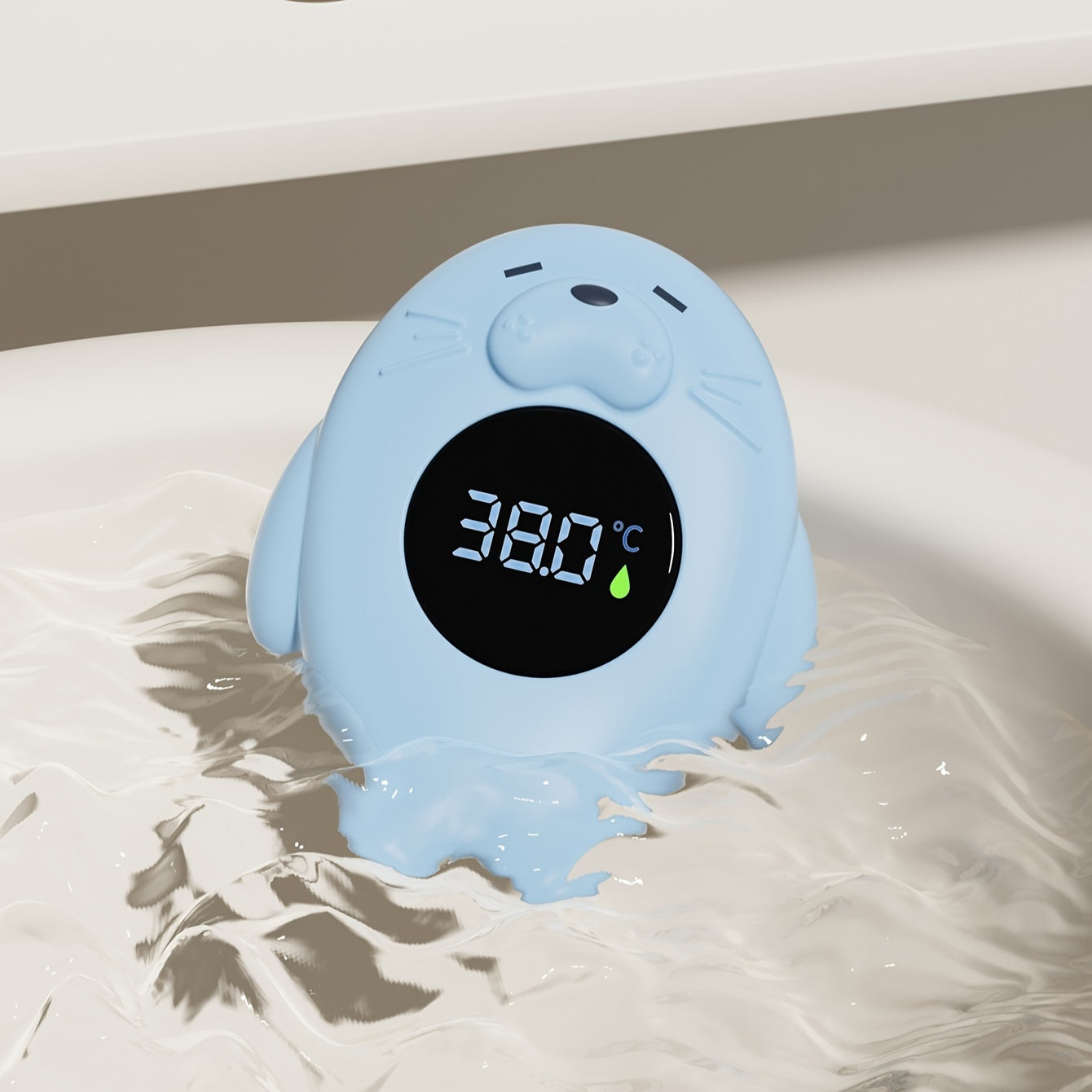 Baby Bad Thermometer | Digitale Drijvende Veiligheid Badkuip Temperatuurmeter met Auto Aan/Uit, Fahrenheit & Celsius Weergave