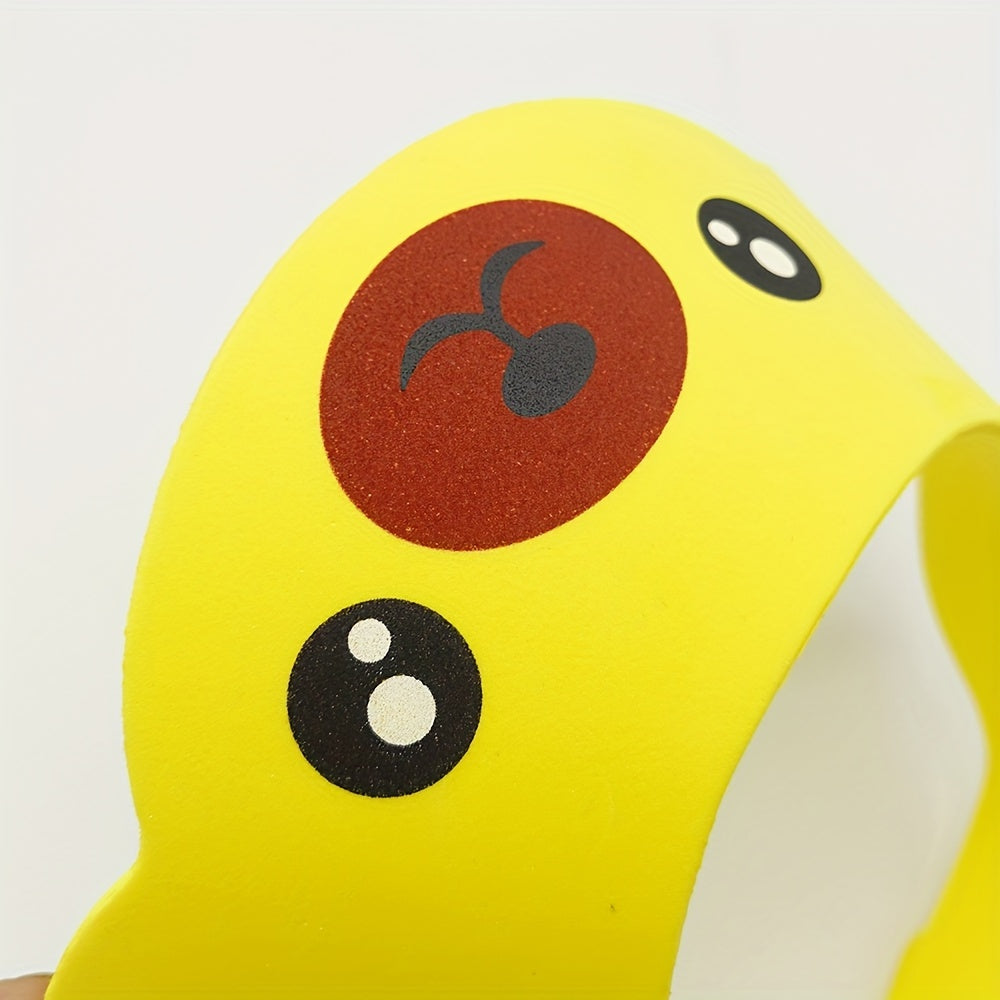 Verstelbare Doucherand voor Badderen | EVA Waterdichte Shampoo Hoed met Cartoon Ontwerpen | Comfortabele Hoed voor Haarbescherming | Essentiële Badkamer Accessoires