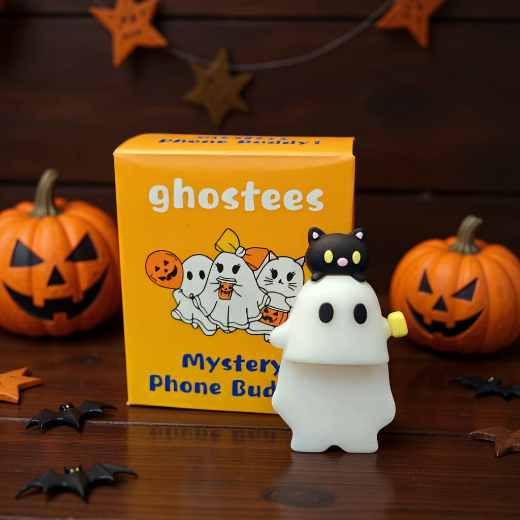 Spookje Halloween Telefoonversiering | Leuke Stick-On Decoratie voor Smartphone of Tablet