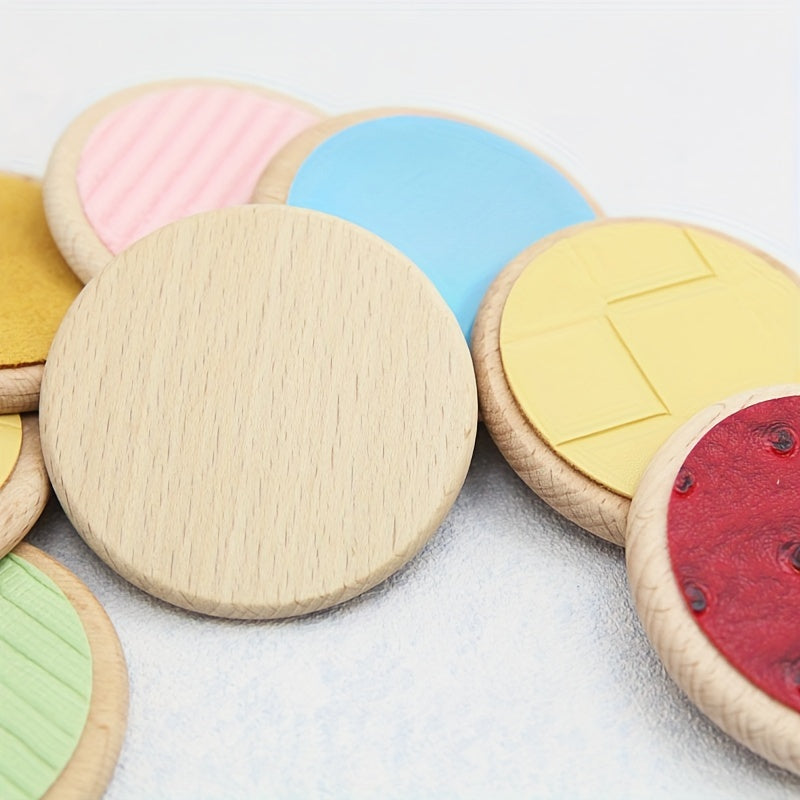 Montessori Tactiel Matchingspel | Kleurherkenning en Geheugentraining Sensorisch Speelgoed voor Vroege Ontwikkeling van Peuters en Kinderen