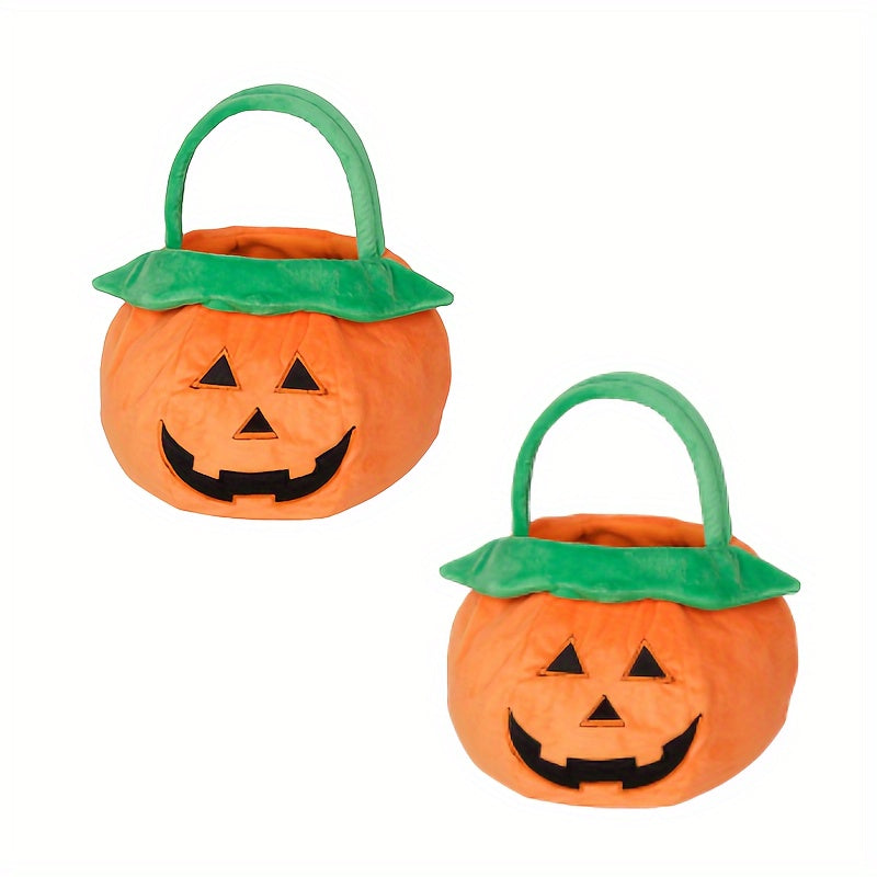 Grote Pompoen Halloween Snoep Tas voor Kinderen - Herbruikbare Trick-or-Treat Mand voor Jongens en Meisjes - De Perfecte Griezelige Accessoire