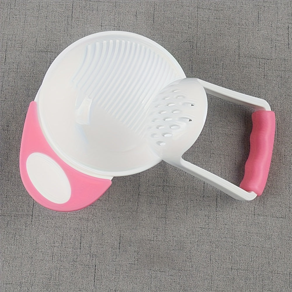 Handmatige Voedselmolen voor Verse Babyvoeding - Pureermolen voor Zelfgemaakte Fruithapjes en Groentepuree - Handige Keukenhulp voor Ouders van Baby's