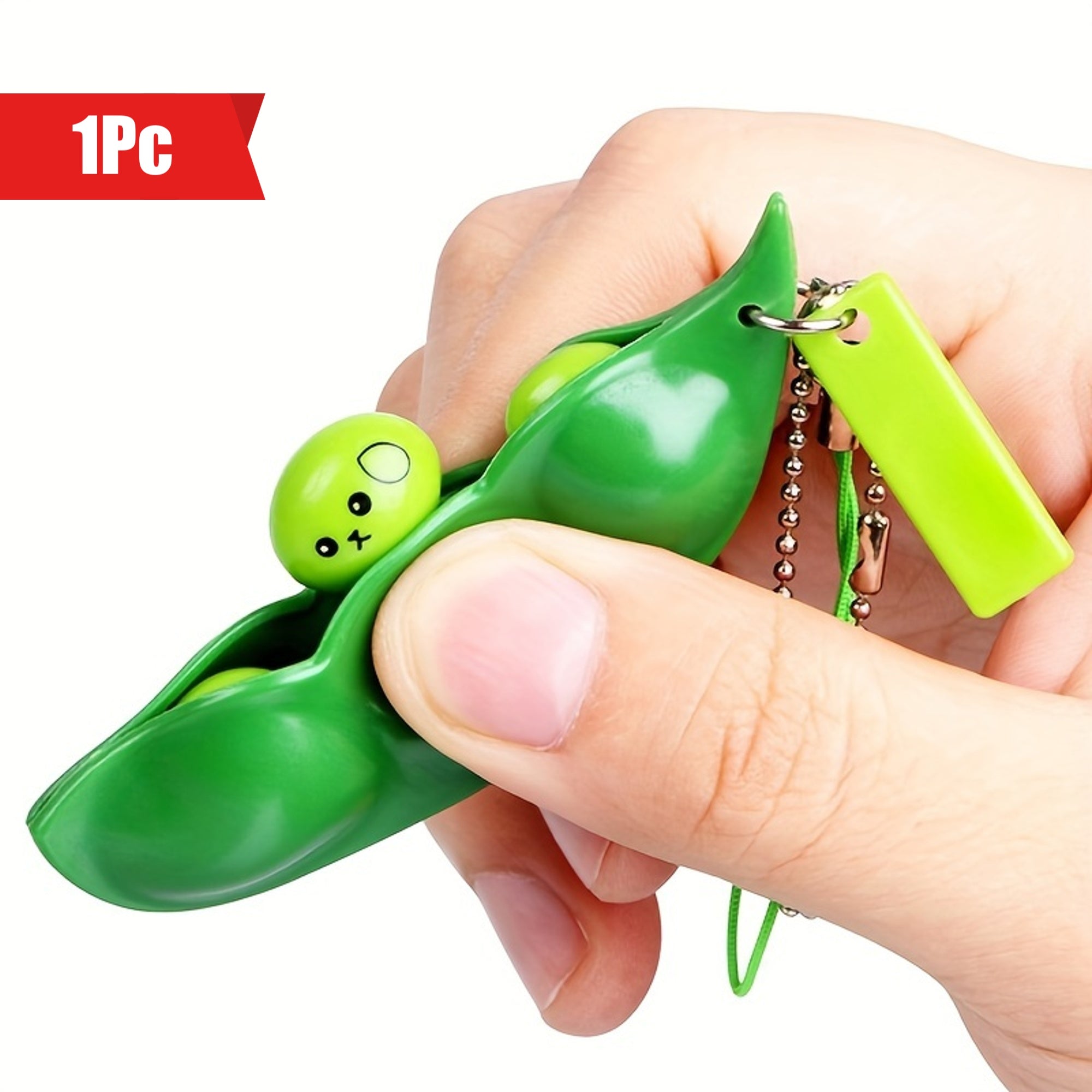 Fidget Squeeze Bonen | Antistress Sleutelhanger | Kawaii Decompressie Speelgoed voor Halloween/Kerst