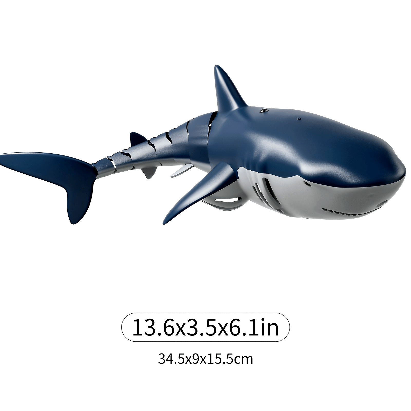 RC Haai met Licht & Waterspray | 1:18 | USB Oplaadbaar | Voor Bad, Meer & Zwembad