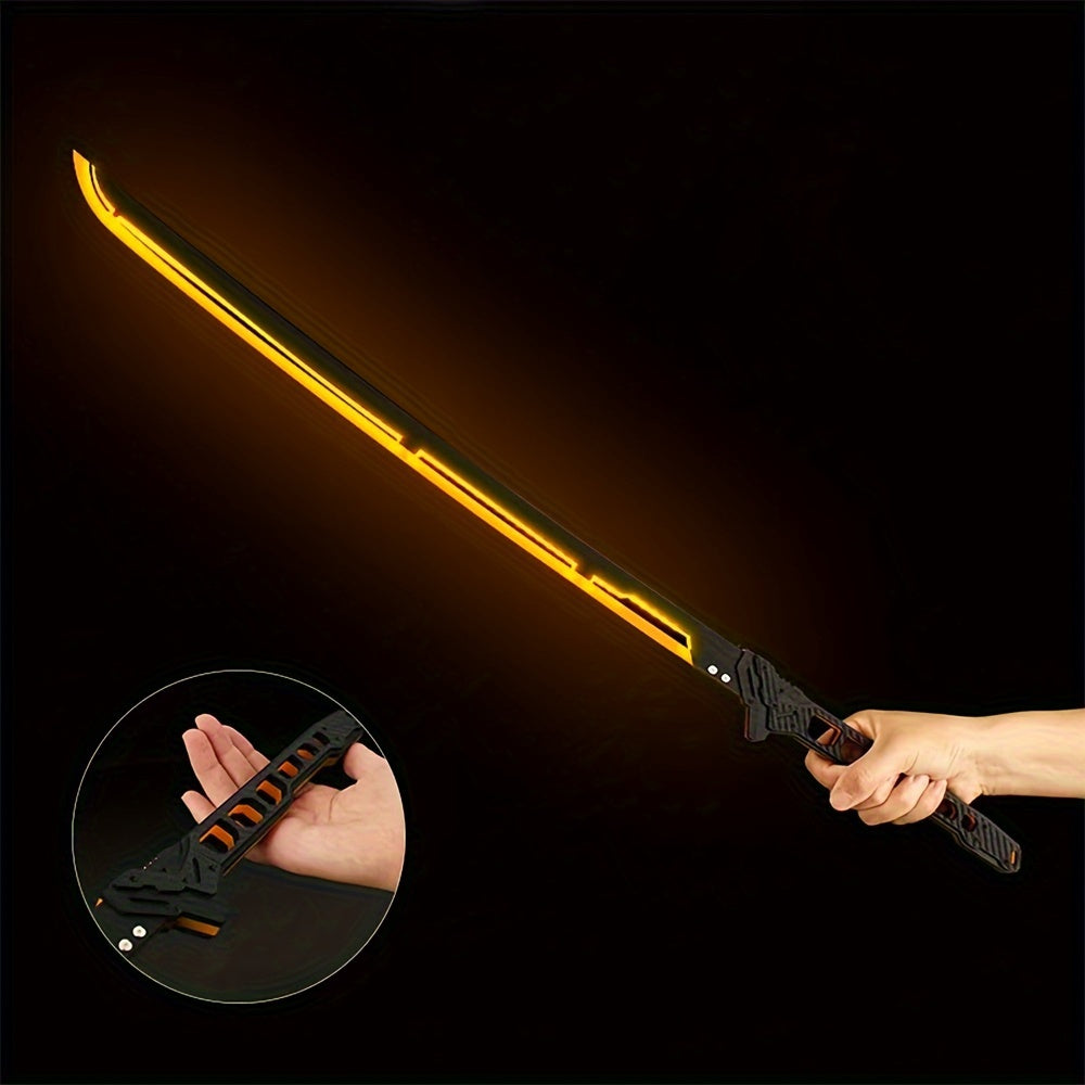 LED Samoerai Zwaard - 80cm Cyberpunk Katana Acryl met Verlichtingsfunctie - Cadeau voor Cosplay- en Animefans