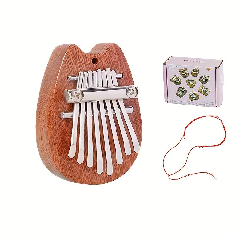 Mini Kalimba 8 Toetsen | Vingerduim Piano Muziekinstrument, Cadeau Jong & Oud