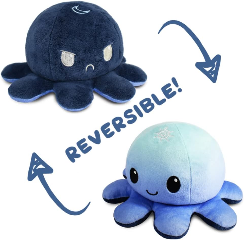 Oorspronkelijke omkeerbare octopus knuffel