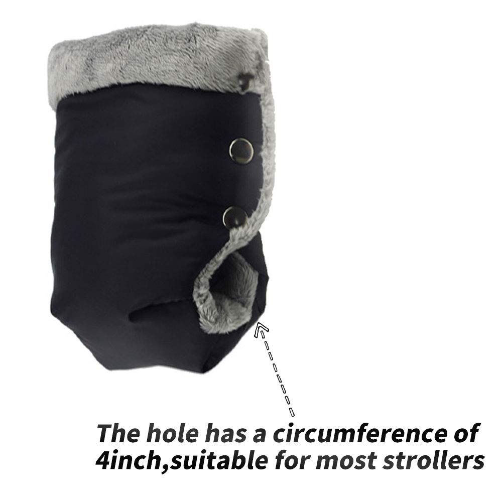 1 Paar Kinderwagen Handschoenen | Warme Kinderwagen Handmoffen Waterdichte Anti-Vries Handschoenen voor Ouders